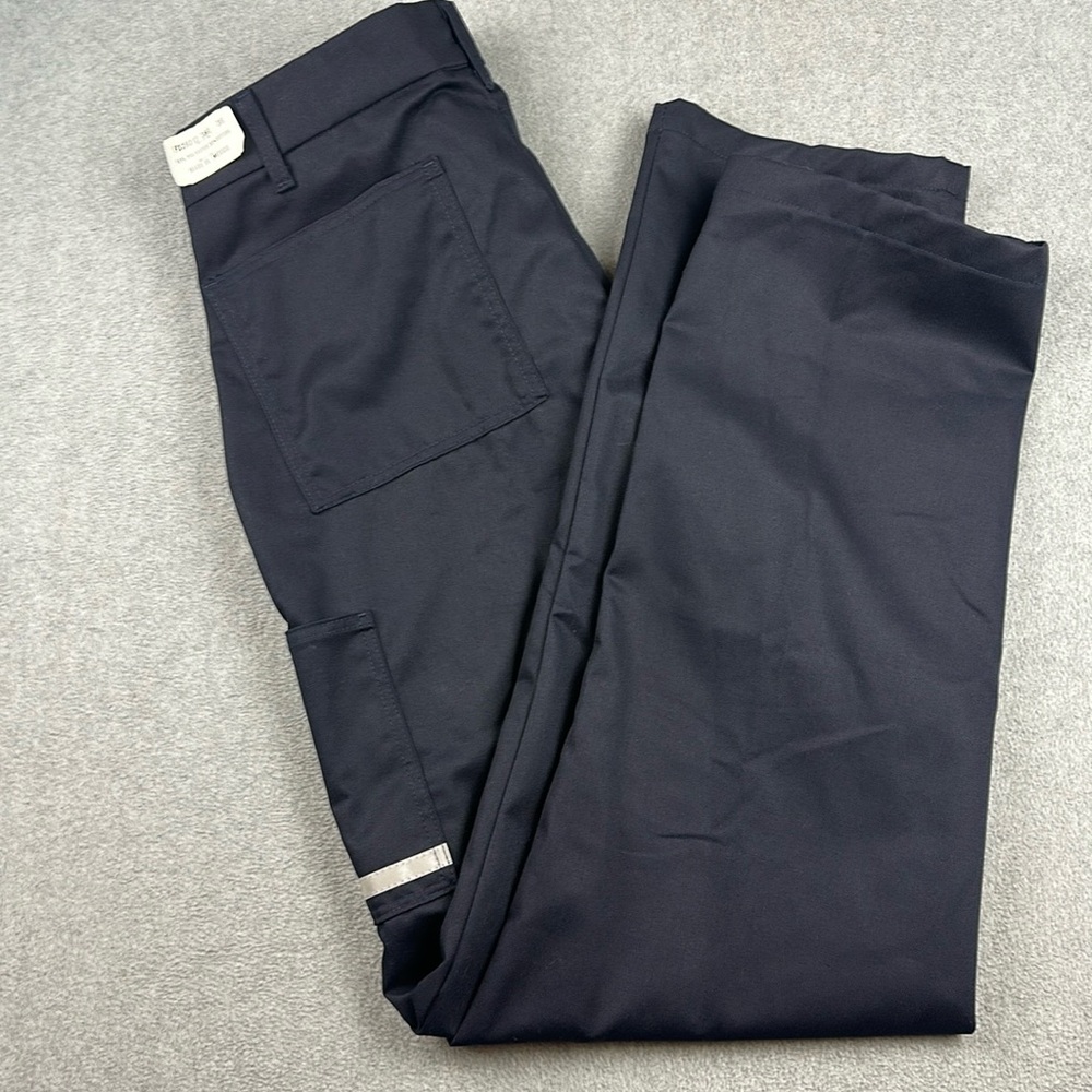 Stan Herman FedEx Pants Mens 38R (36x36) Blue Reflective Uniform Work New